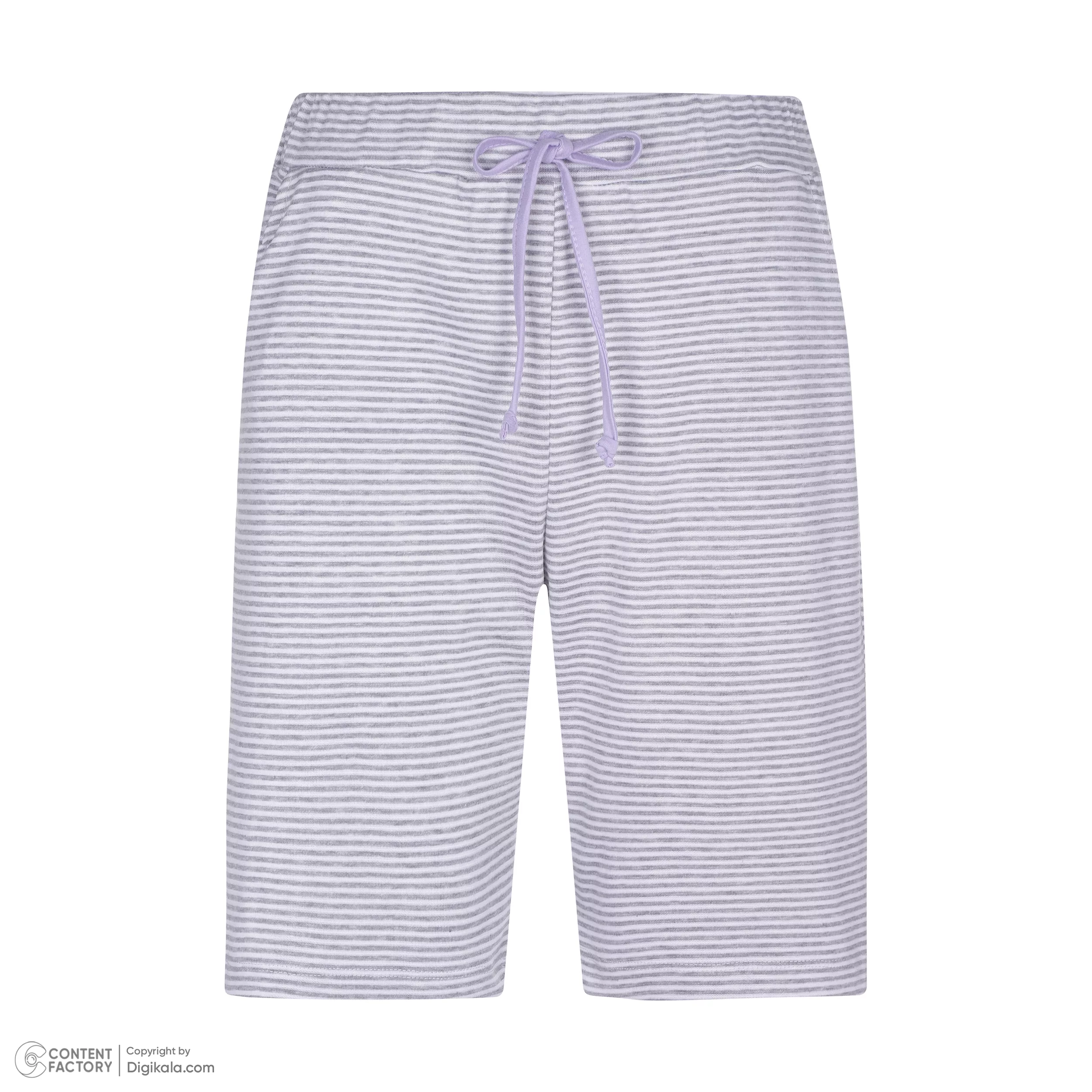 ست تی شرت و شلوارک زنانه لوینت  مدل پاستیلی