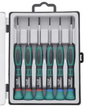 پیچ گوشتی ساعتی جانزوی مدل D3750P06S بسته 6 عددی