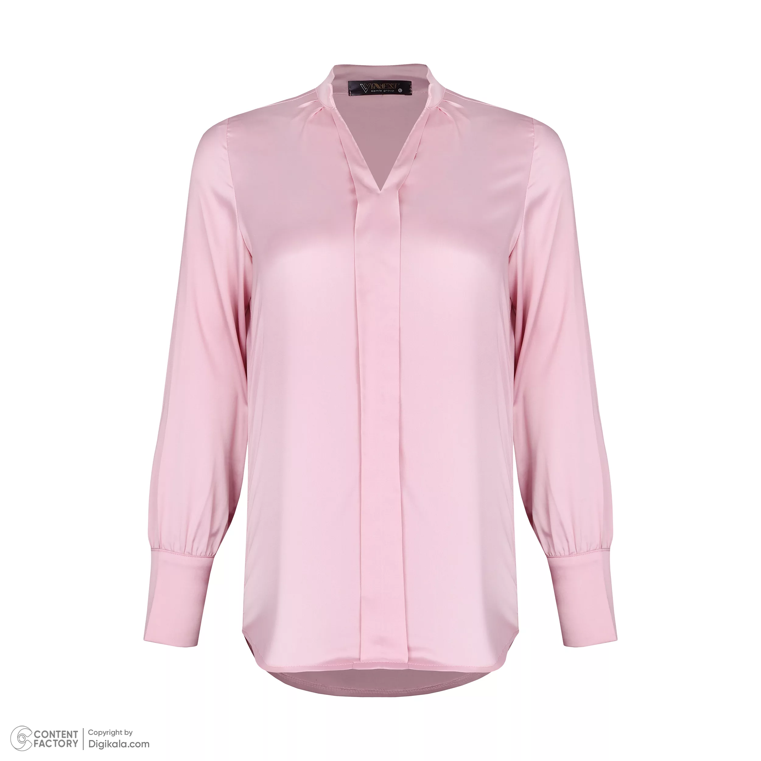 بلوز آستین بلند یقه هفت زنانه لوینت مدل روبی رنگ صورتی