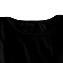 تی شرت لانگ زنانه مدل دختر رنگ مشکی