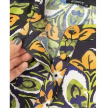 شومیز آستین سه ربع یقه گرد زنانه مدل SB-SS-307348 رنگ مشکی