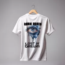 تی شرت آستین کوتاه مردانه مدل 14020828d زنگ سفید