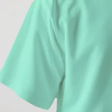 تی‌شرت لانگ آستین کوتاه زنانه مدل روز شاد رنگ سبز روشن