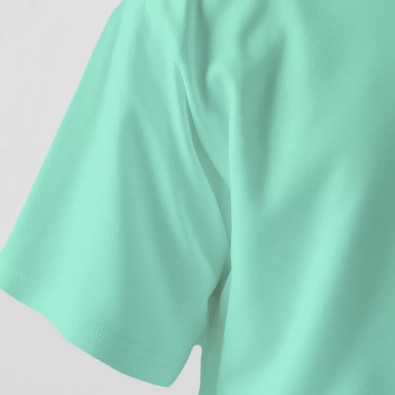 تی‌شرت لانگ آستین کوتاه زنانه مدل روز شاد رنگ سبز روشن