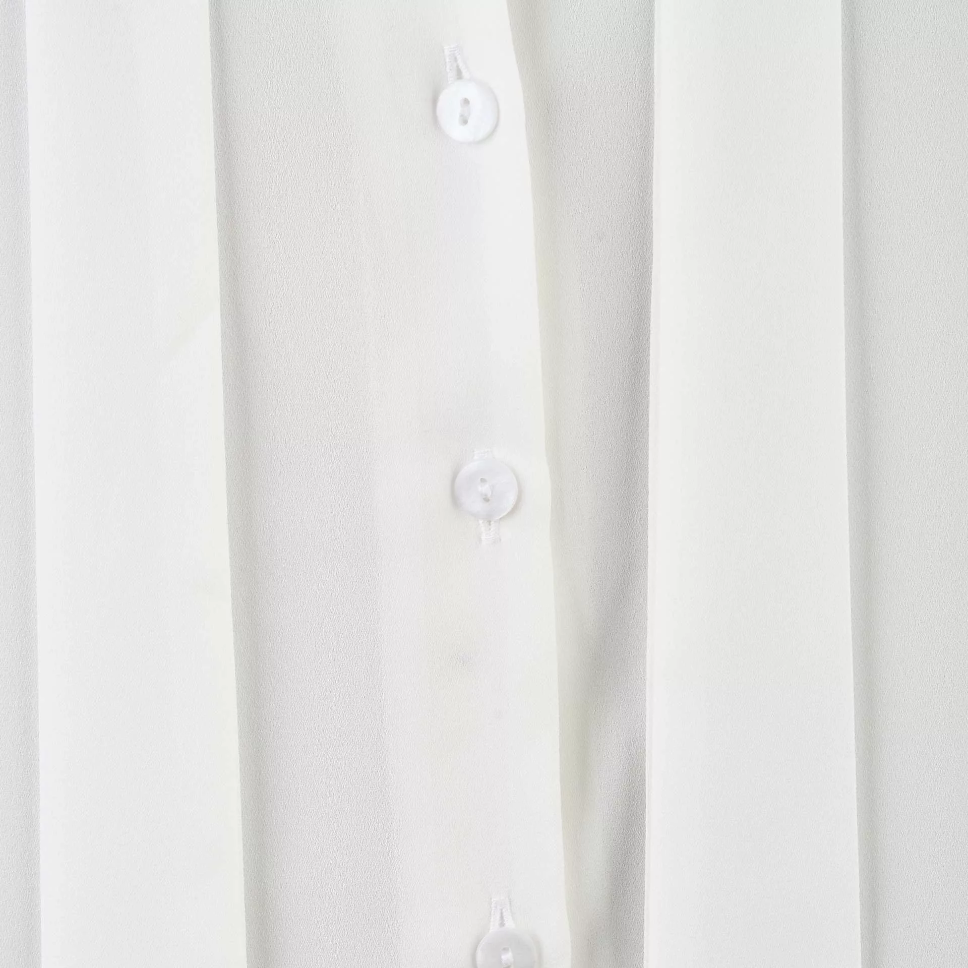 شومیز آستین بلند یقه برگردان زنانه مدل MDSS-CH1456 رنگ سفید