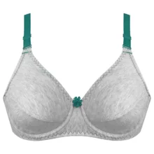 سوتین زنانه پانیذ مدل 66335 رنگ سبزآبی