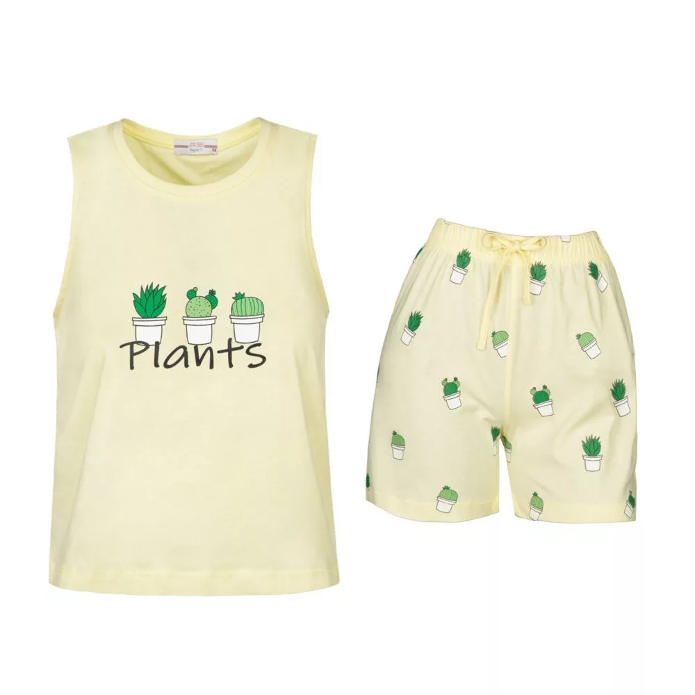 ست تاپ و شلوارک زنانه مدل SABA-3348