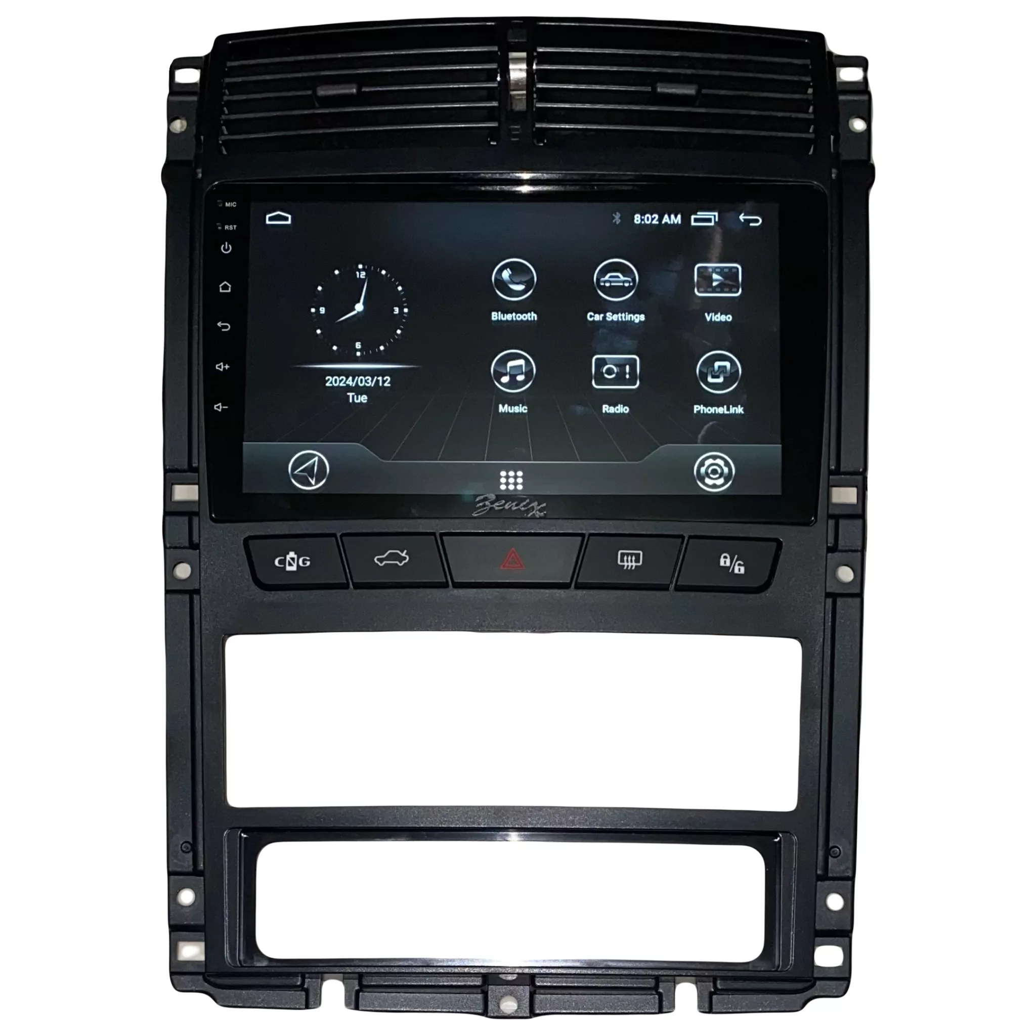 پخش کننده تصویری خودرو بنیکس کد 0168 مناسب برای پژو پارس