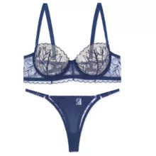 ست شورت و سوتین زنانه ژینا مدل   توری کد 200688