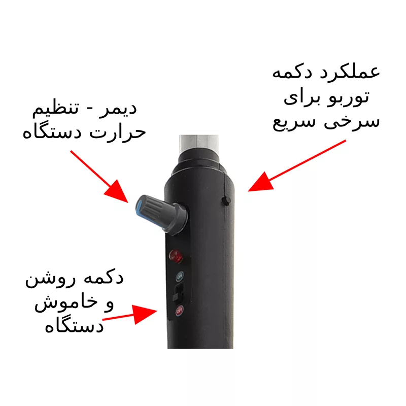 انبر برقی سرامیکی تاوارا مدل Turbo