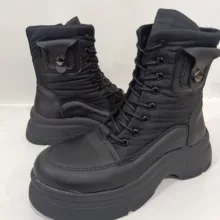 نیم بوت زنانه مدل بارانی جیبی