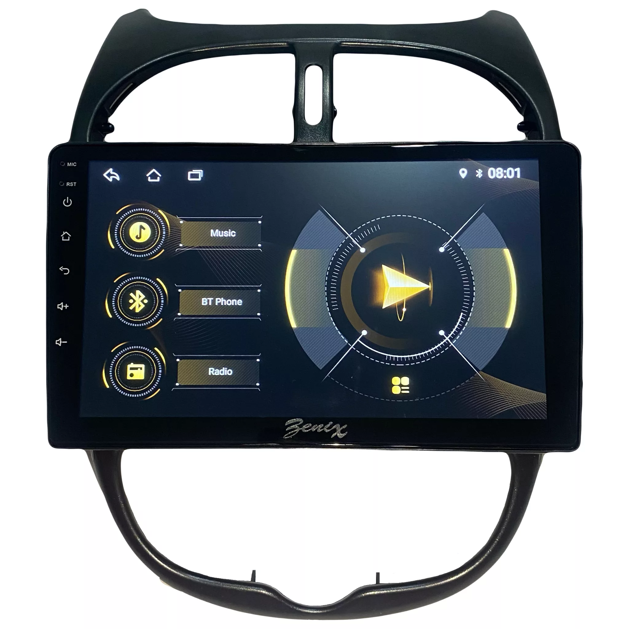 مانیتور خودرو بنیکس کد 0127 مناسب برای پژو 206