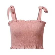 ست نیم تنه و دامن زنانه مدل کش دوزی رنگ صورتی