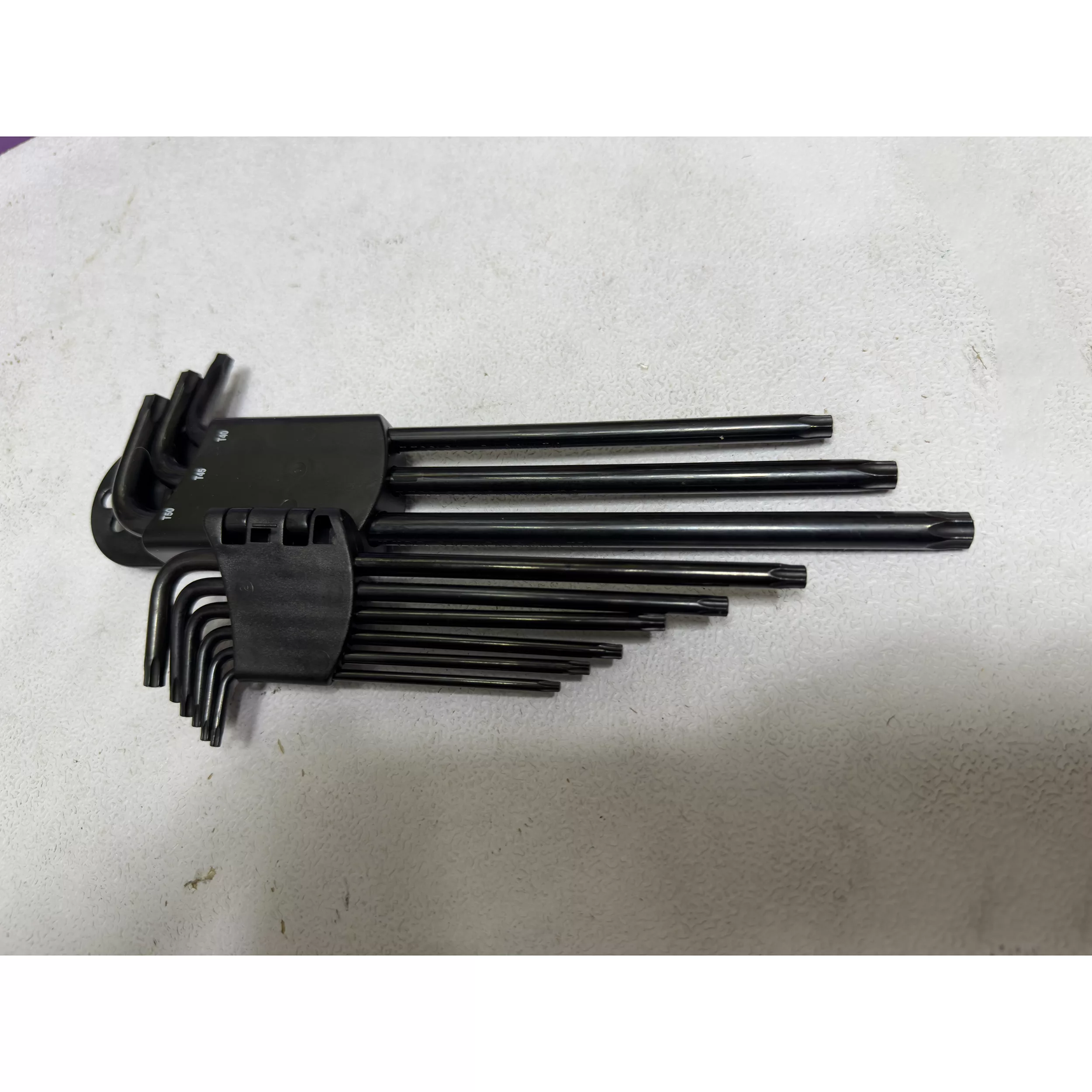 آچار آلن لایت مدل فوق بلند کد SMT-LIGHT-JAPAN--EXTRA LONG-T10-T50 مجموعه 9 عددی