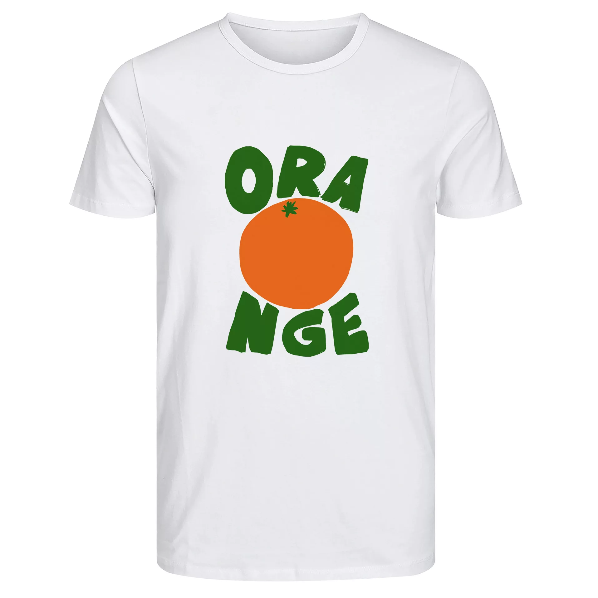 تی‌شرت آستین کوتاه زنانه مدل پرتقال