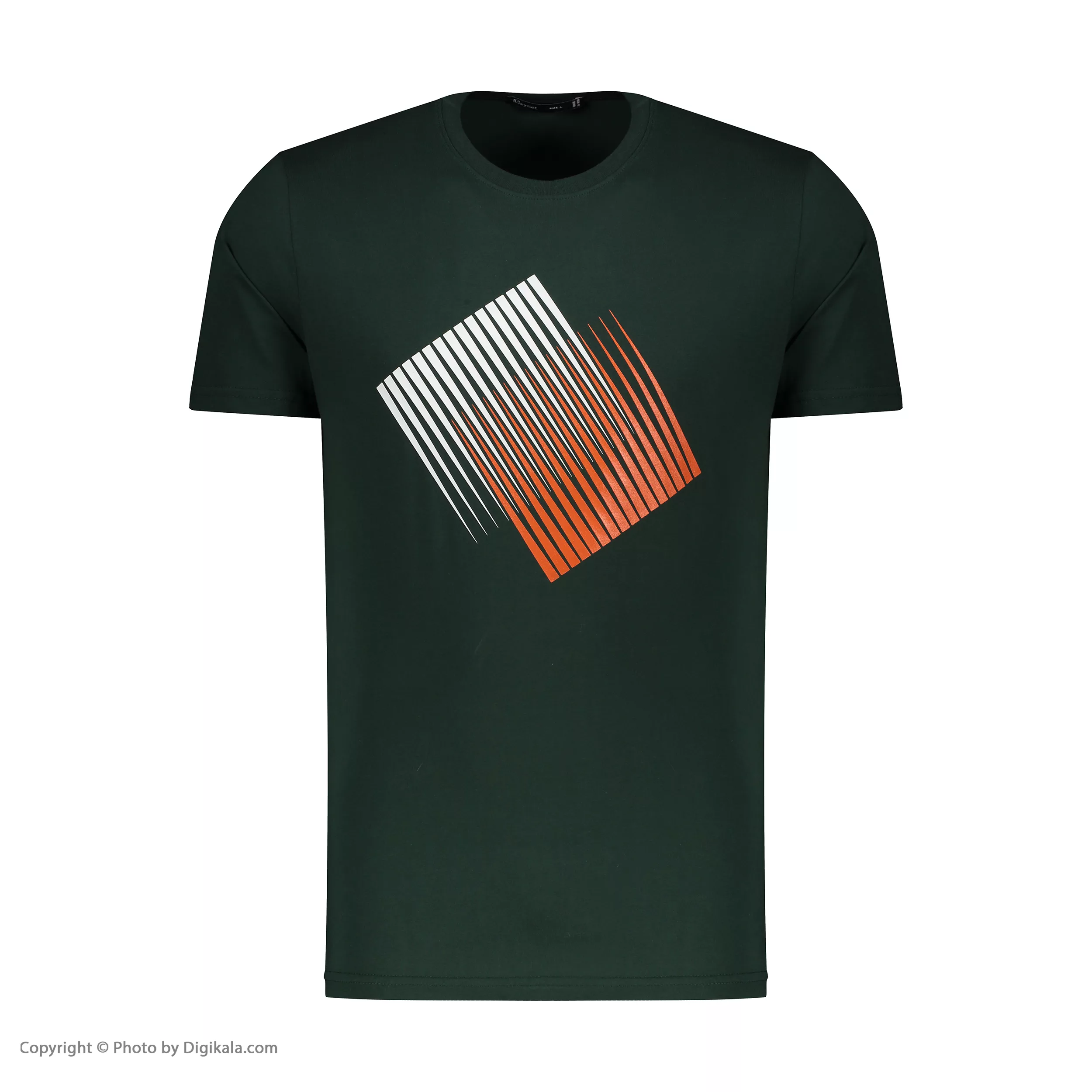 تی شرت آستین کوتاه مردانه باینت مدل 537-3 رنگ سبز