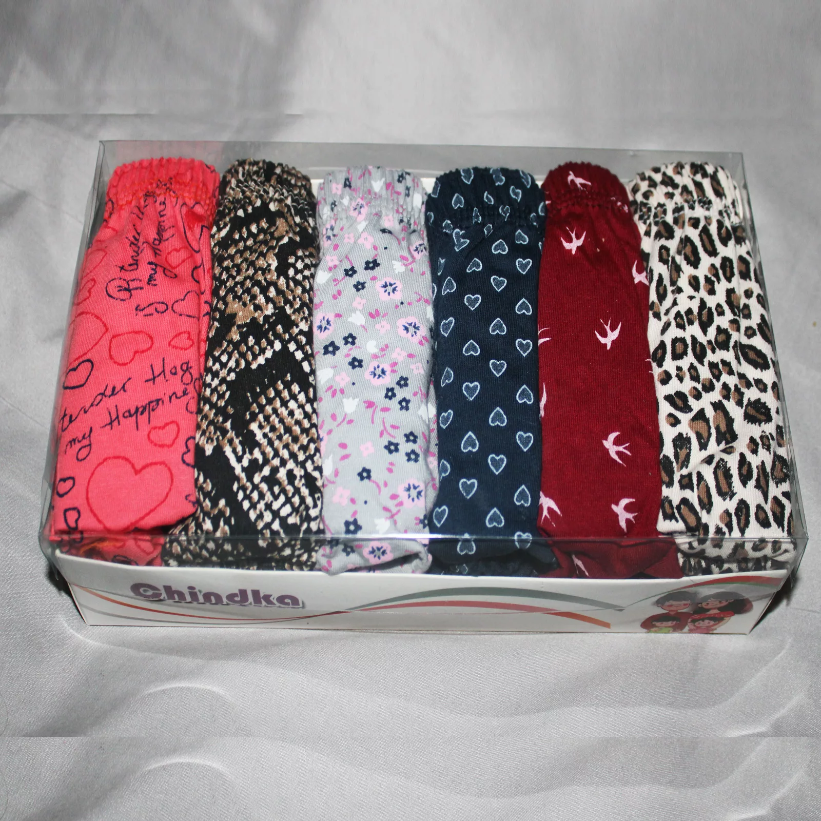 شورت زنانه چیندکا مدل پنبه ای کد 103 مجموعه 6 عددی