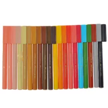 ماژیک رنگ آمیزی 20 رنگ فابر کاستل مدل Connector Pens طیف پوست و کلاسیک