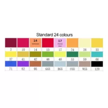 ماژیک راندو مدل تاچ بسته 24 عددی