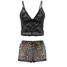 لباس خواب زنانه مدل پلنگی