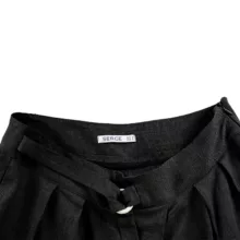 شلوار راسته زنانه سرژه مدل 208433 رنگ مشکی