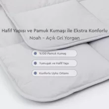 لحاف یاتاش مدل Noah سایز 215*195 سانتی متر