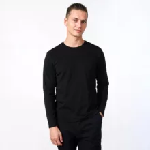 تیشرت آستین بلند مردانه باینت مدل 440-1 رنگ مشکی