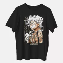 تی شرت آستین کوتاه مردانه مدل انیمه ای شخصیت لوفی کد anm404