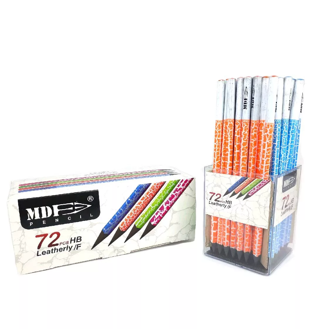 مداد مشکی آدمیرال طرح پوست ماری بسته 72 عددی