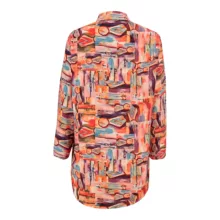 بلوز آستین بلند یقه ایستاده زنانه السانا مدل راهین کد 222315 رنگ صورتی