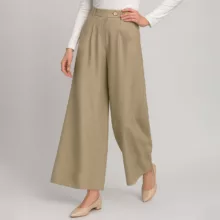 دامن شلواری زنانه مدل لیبا کد M5188 رنگ بژ