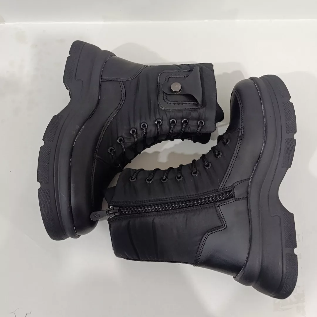 نیم بوت زنانه مدل بارانی جیبی