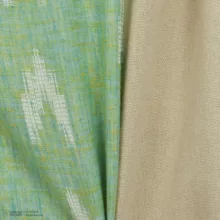 پیراهن یقه هفت زنانه گره استایل مدل P-170 رنگ سبز