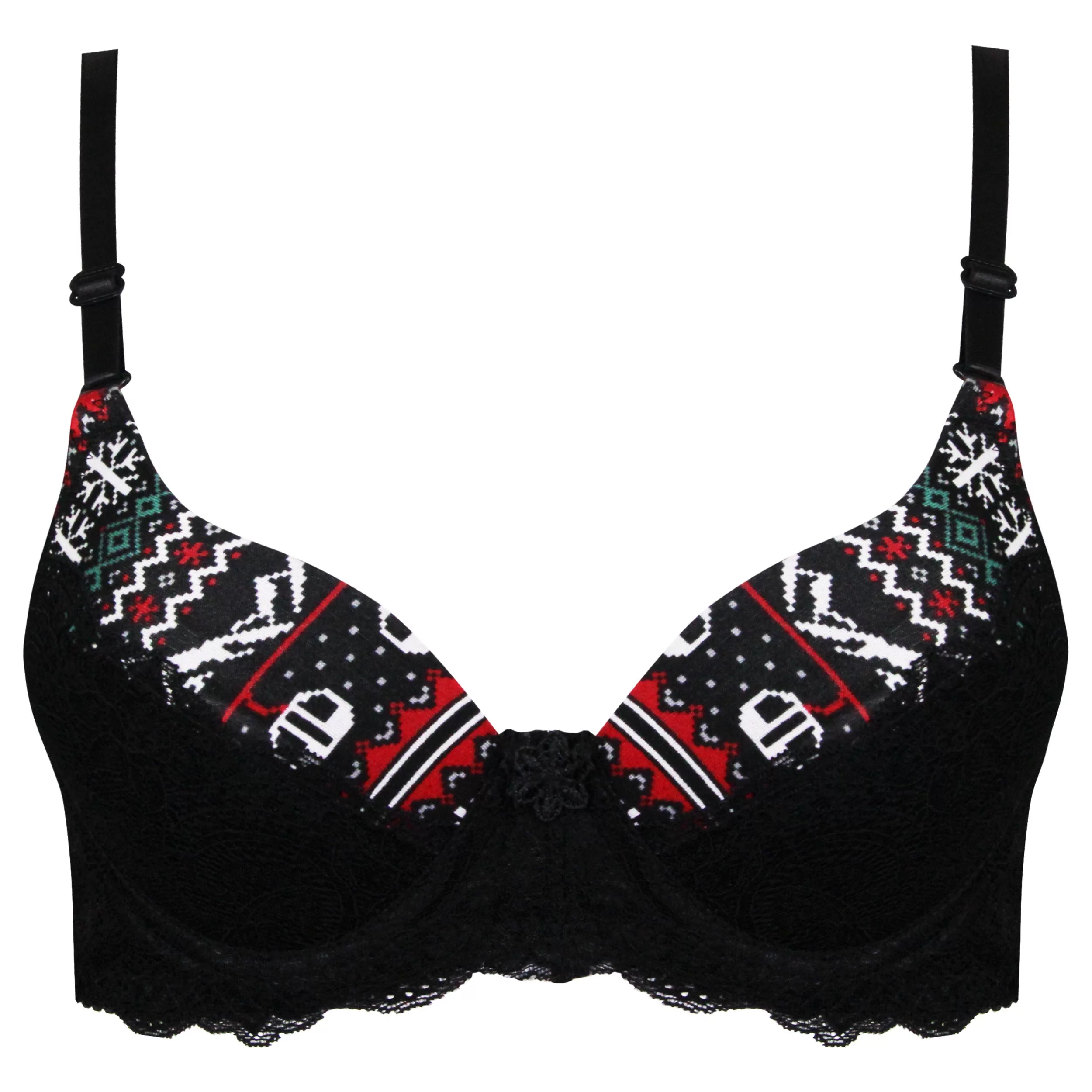 ست شورت و سوتین زنانه پانیذ مدل فنردار دکلته پوش آپ کد 4689-7