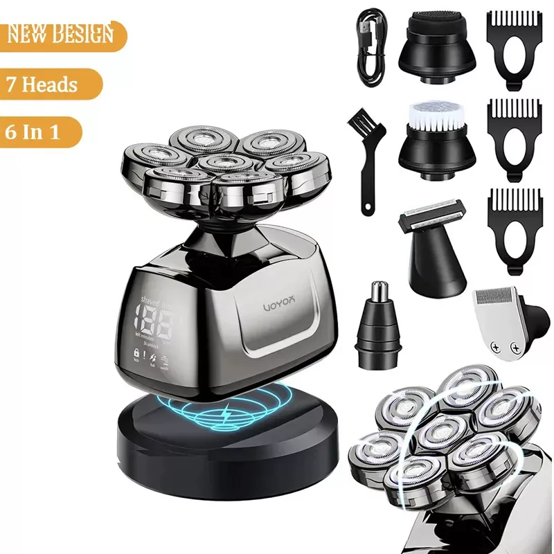 ماشین اصلاح موی سر و صورت شارژی وویور مدل 7D