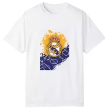 تی شرت آستین کوتاه زنانه مدل رئال مادرید