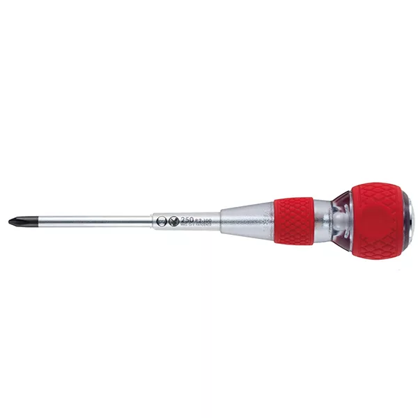 پیچ گوشتی ضربه خور وسل مدل ballgrip250(PH2x100) سایز 100 میلی متر