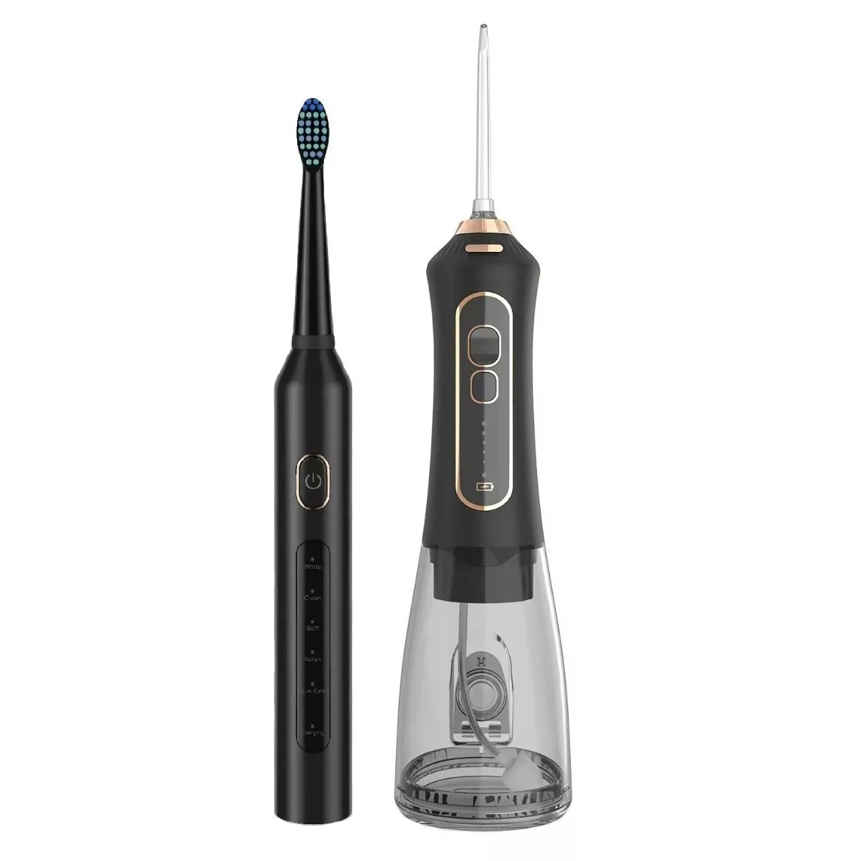 دستگاه شست و شوی دهان و دندان شارژی مدل F6-T5 به همراه  مسواک برقی