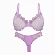 ست شورت و سوتین تی آر تی کد TRT002 رنگ یاسی