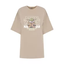 تی شرت آستین کوتاه زنانه بنیس مدل 36340902 رنگ کرم