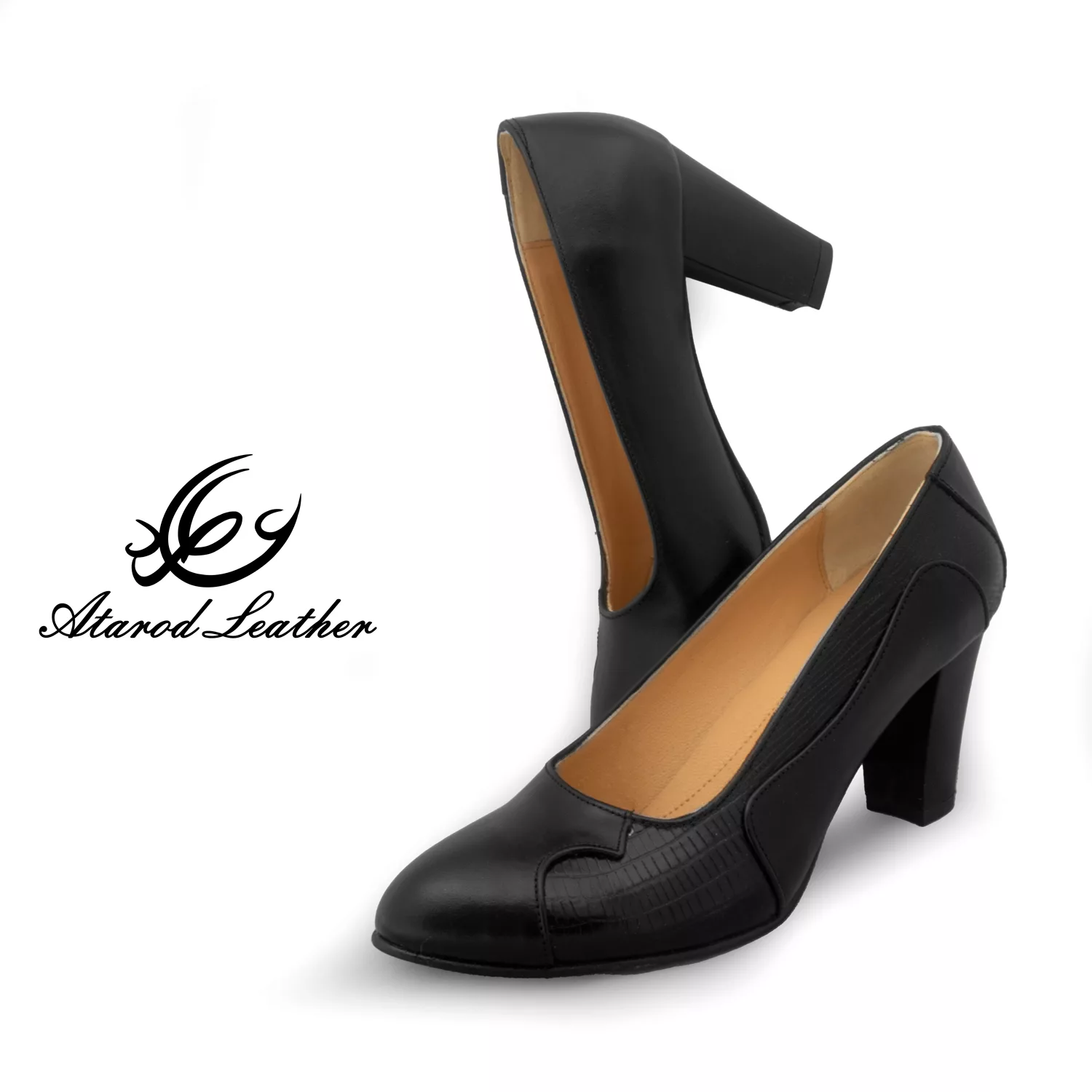 کفش زنانه چرم عطارد مدل چرم طبیعی کد SH290