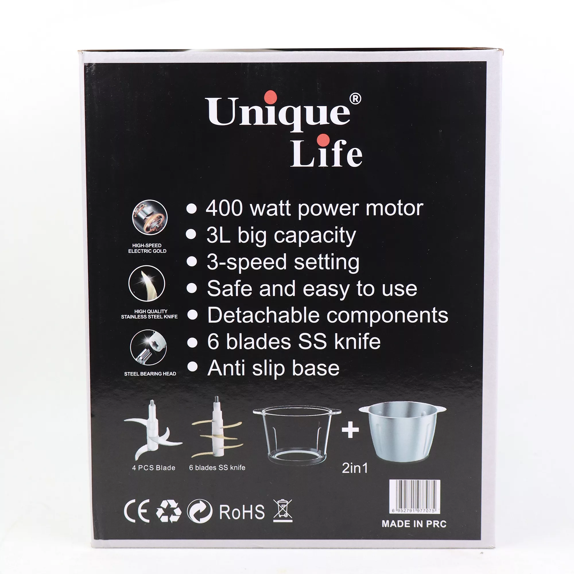 خردکن یونیک لایف مدل UL-90286 PLUS