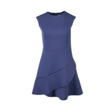 پیراهن زنانه سرژه مدل 203546 رنگ سرمه ای