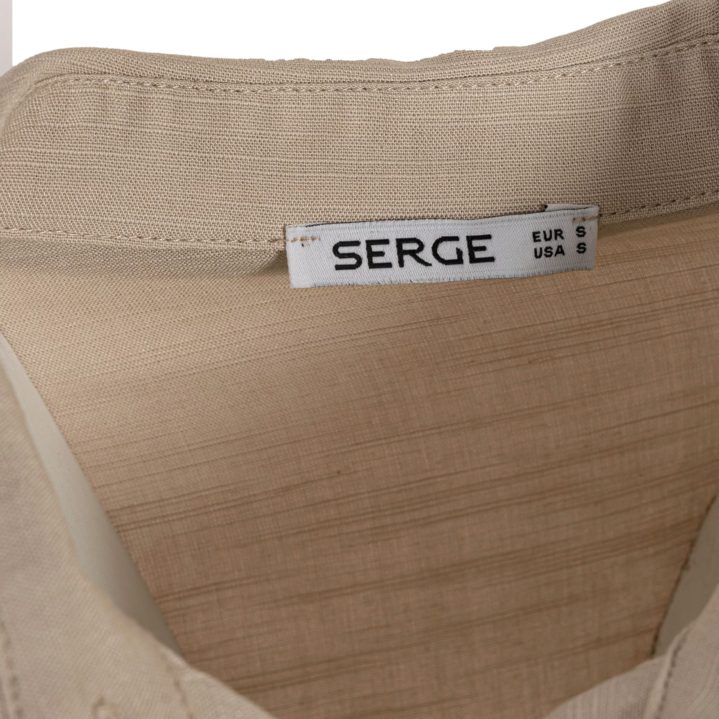 شومیز آستین بلند زنانه سرژه مدل 207336 رنگ کرم