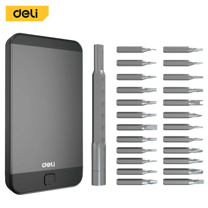 پیچ گوشتی دلی مدل DL3525 مجموعه 25 عددی