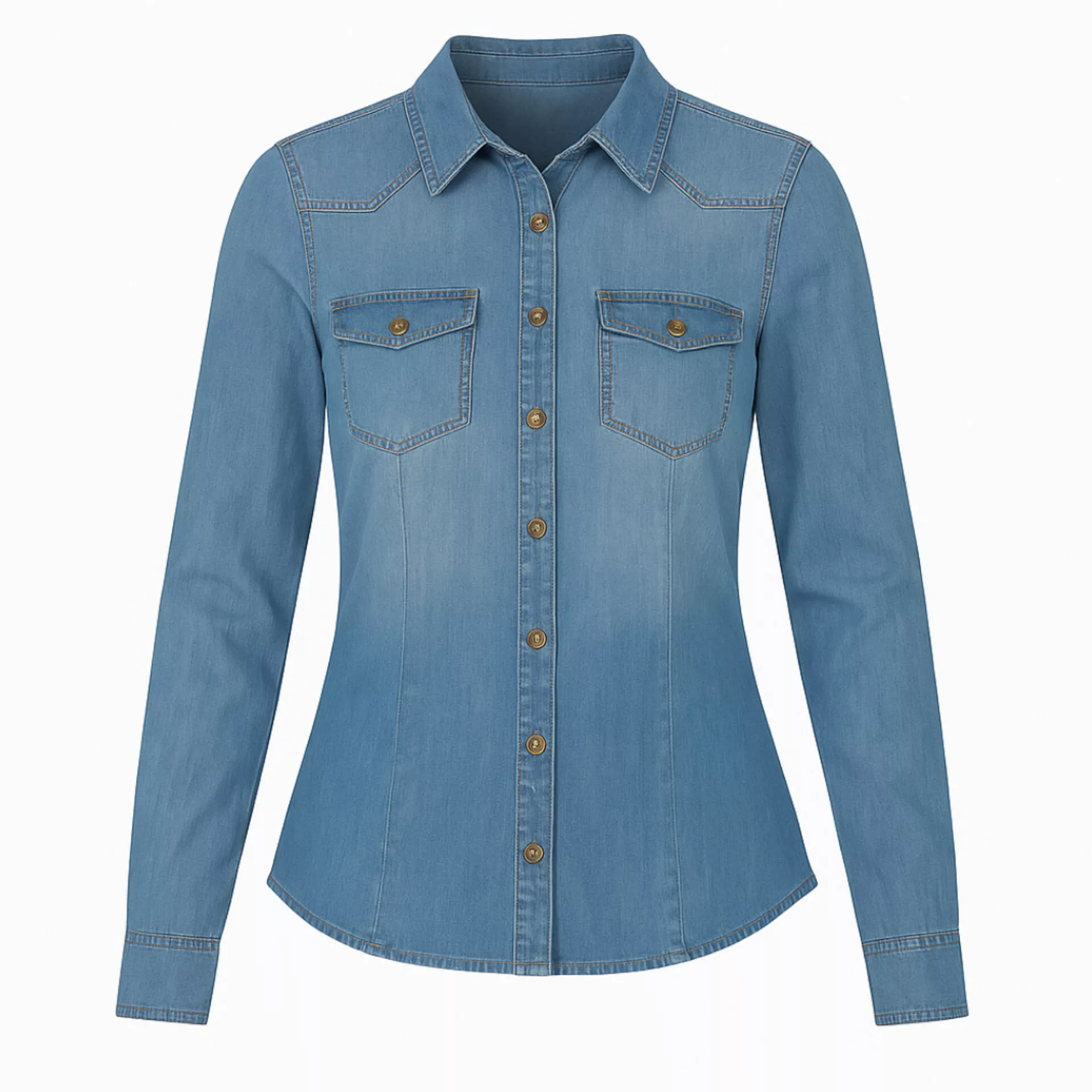 شومیز آستین بلند یقه برگردان زنانه کد 1119