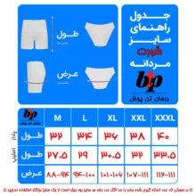شورت مردانه برهان تن پوش مدل پادار کد MEL-04 بسته 3 عددی