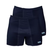 شورت مردانه تاپیک مدل نخی پادار رنگ سرمه ای مجموعه 2 عددی