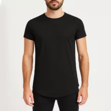 تی شرت لانگ  آستین کوتاه مردانه نوزده نودیک مدل TS1964 B