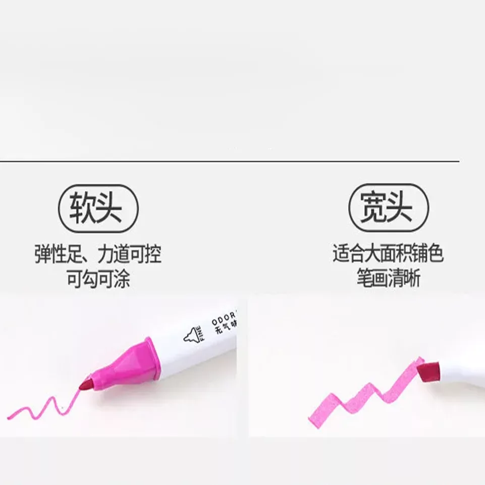 ماژیک راندو مدل دو سر کد 159 بسته 24 عددی